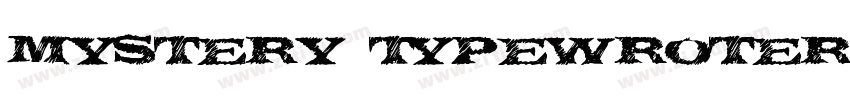 Mystery Typewroter字体转换